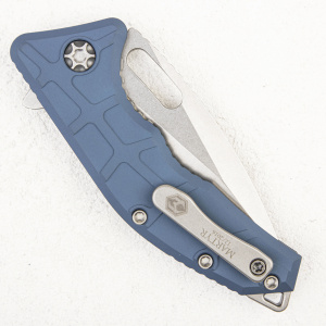 Нож Heretic Knives Martyr Blue Stonewash Standard - складной туристические ножи из стали Нож Heretic Knives Martyr Blue Stonewash Standard - складной туристические ножи из стали
